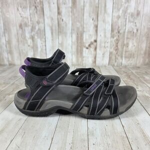 Teva Women's‎ Black Purple Adjustable Strappy Sport Hiking Sandals Size 7